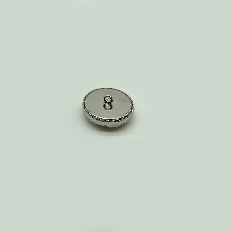 18/20/23/25mm Hollow Metal Buttons with Rhinestones Gold Silver Gun-Black 50pcs