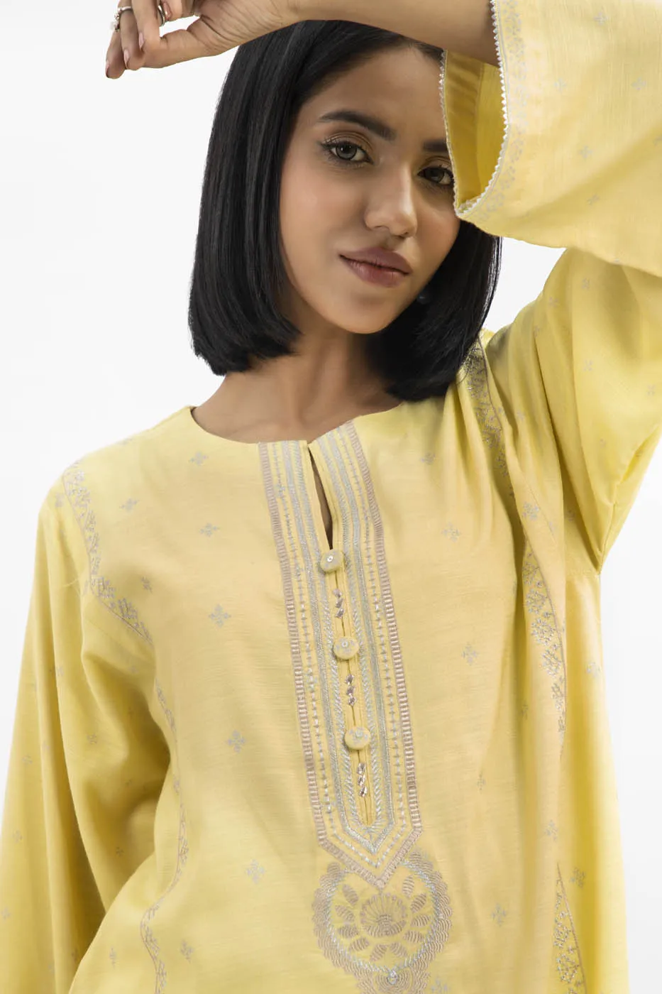 2 Pc Raw Silk Outfit