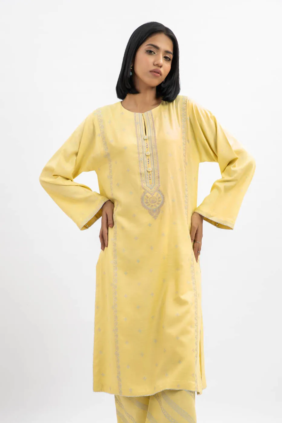 2 Pc Raw Silk Outfit