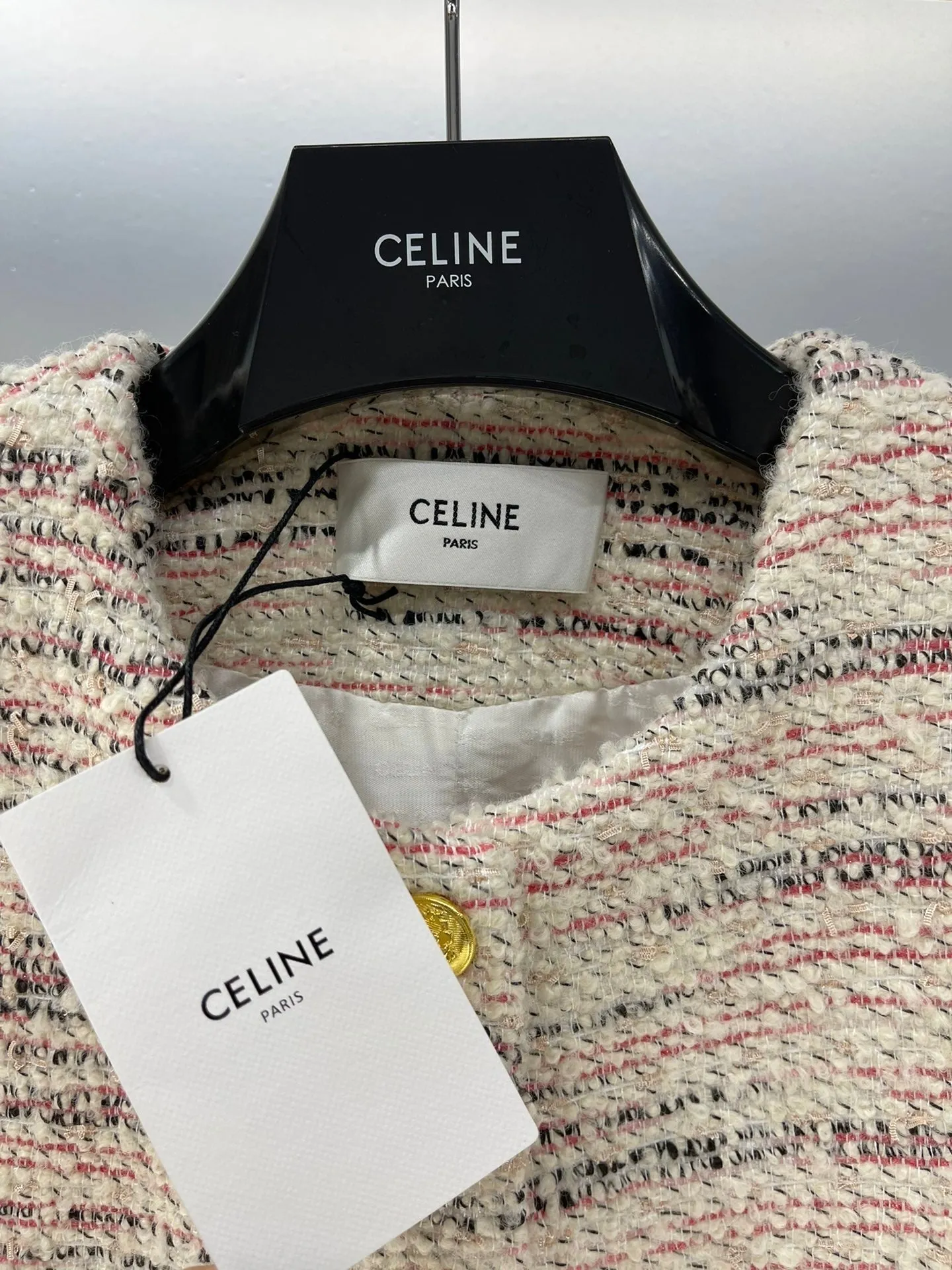 24FW NEW floral tweed jacket