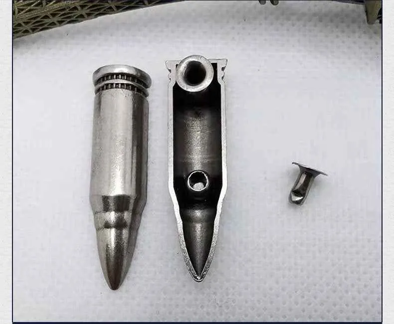 36MM Vintage Silver Bullet Spike Studs 30 Pack(2 Styles)