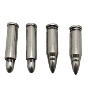 36MM Vintage Silver Bullet Spike Studs 30 Pack(2 Styles)