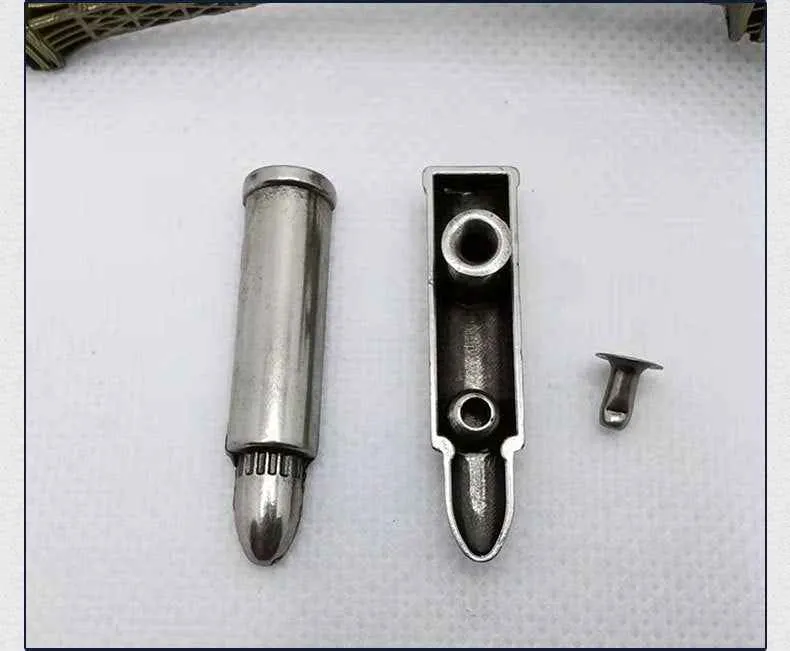 36MM Vintage Silver Bullet Spike Studs 30 Pack(2 Styles)