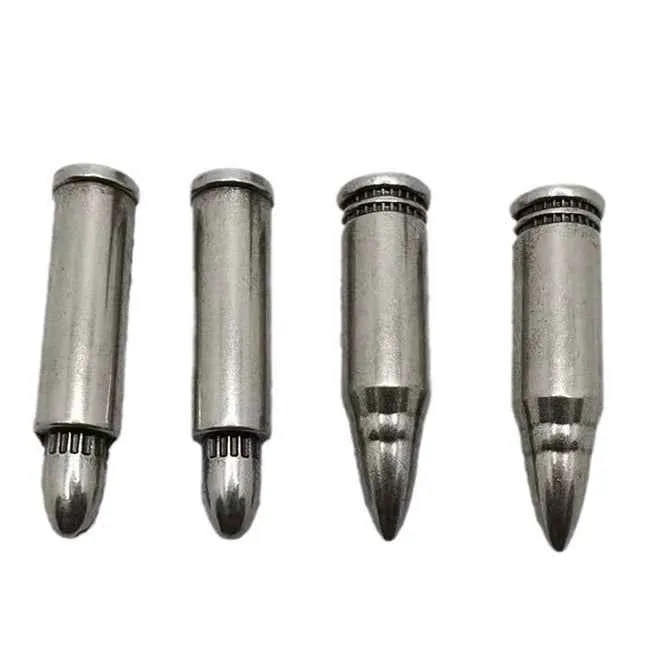 36MM Vintage Silver Bullet Spike Studs 30 Pack(2 Styles)