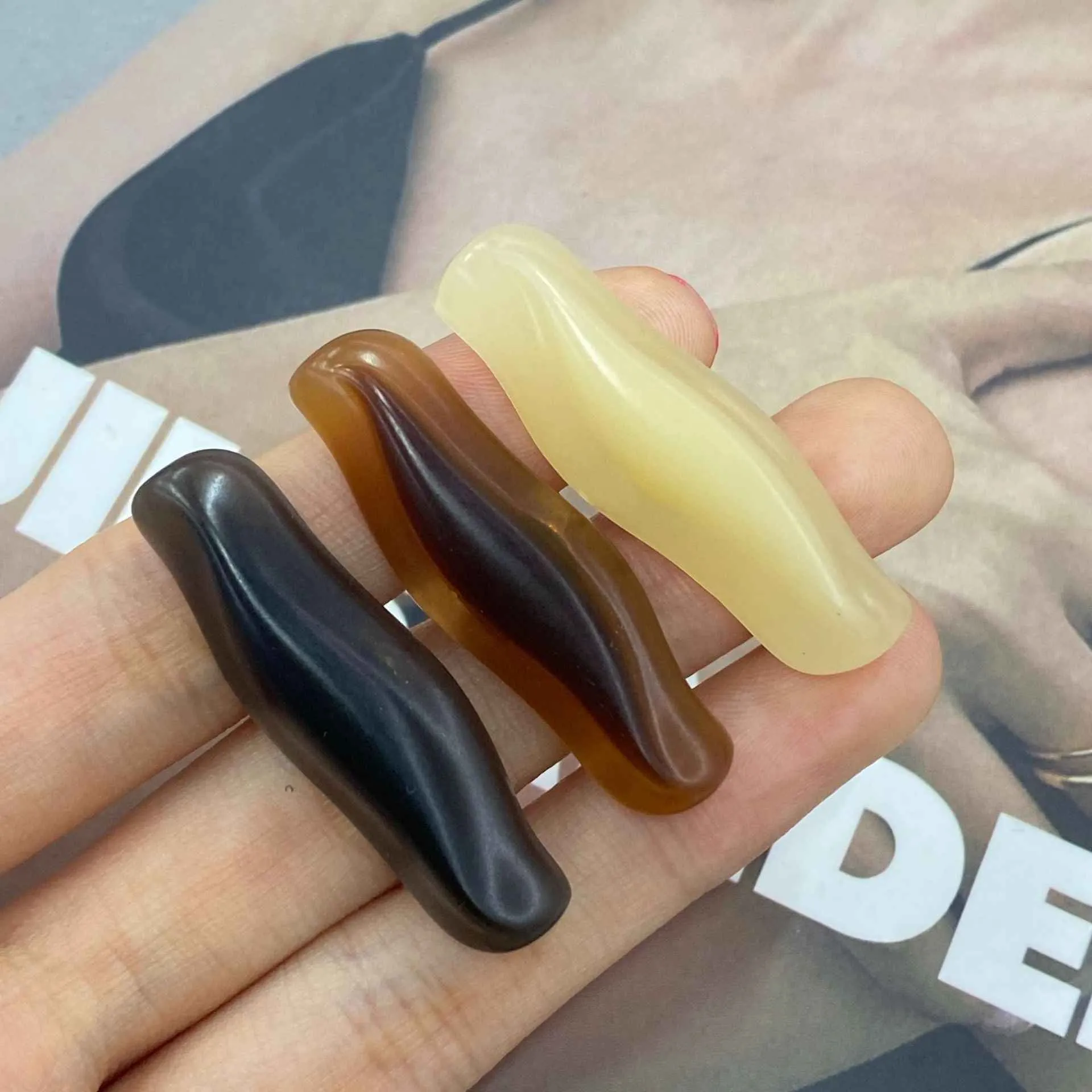 4cm Long Resin Shank Buttons for Coats 20pcs