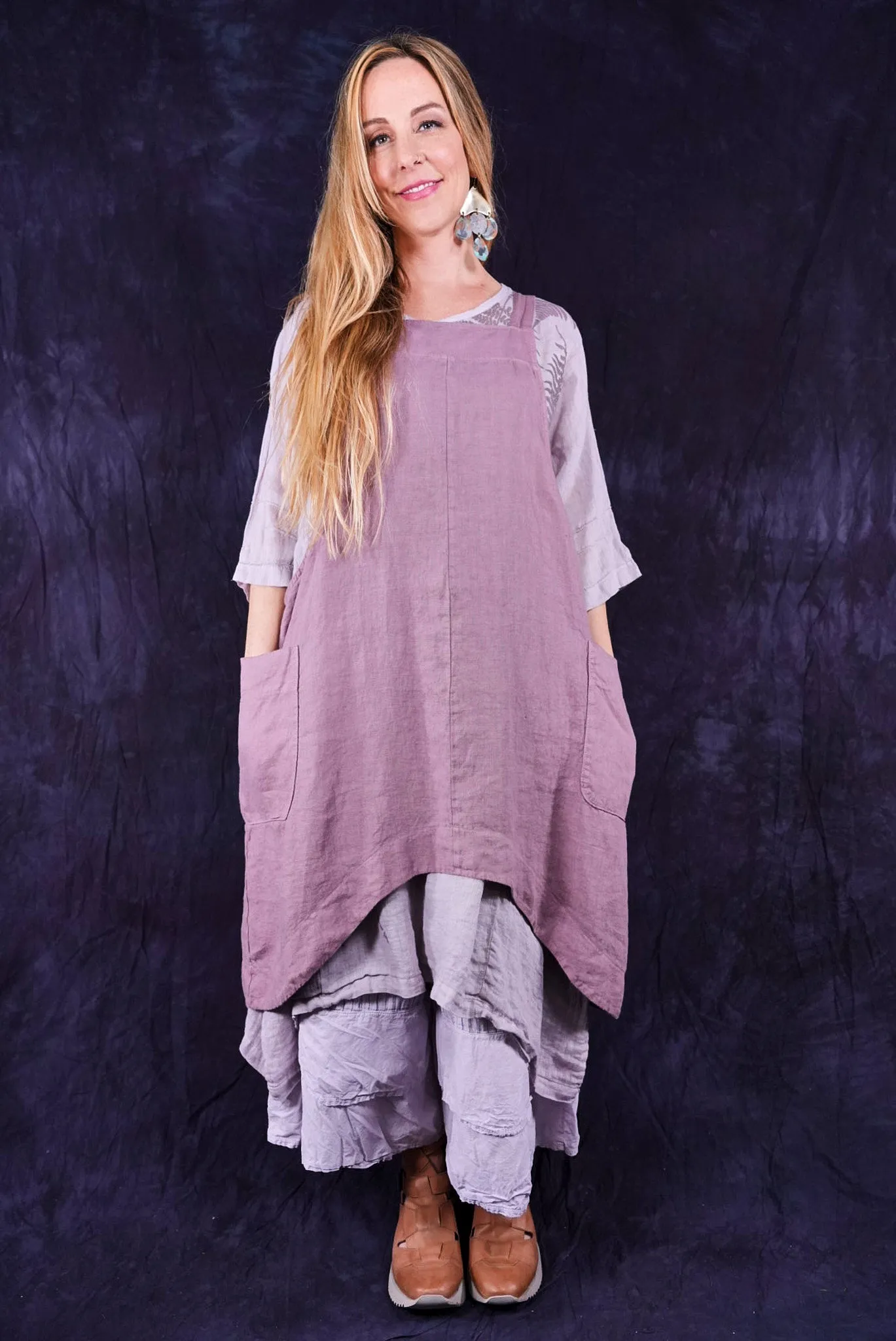 6202 Cantina Apron Rose Earth-Unprinted