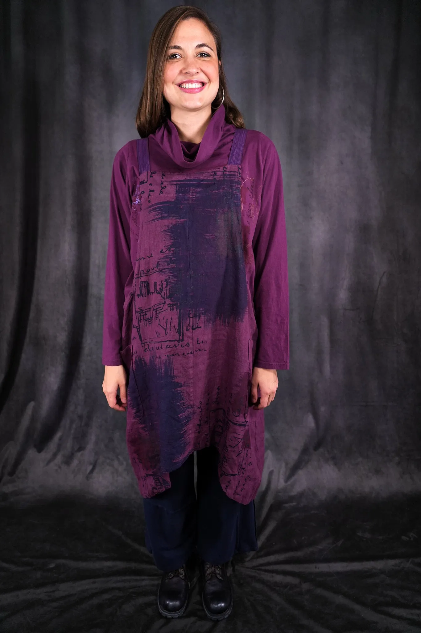 6202 Fiesta Apron Tyrian-P