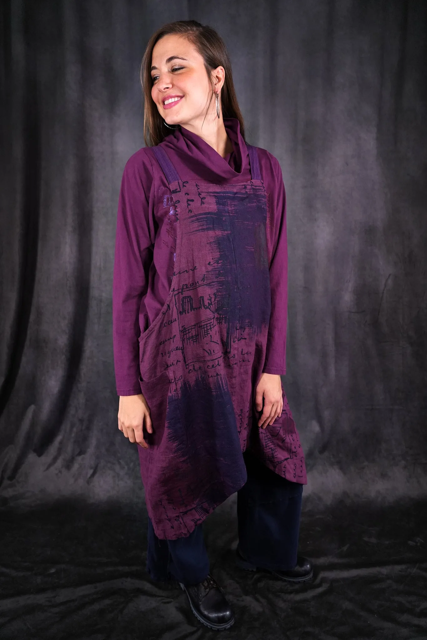 6202 Fiesta Apron Tyrian-P
