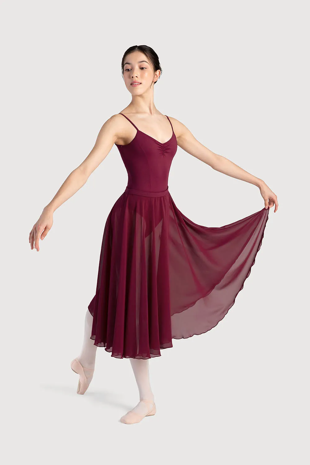 A0321L - Bloch Cambria Full Circle Chiffon Womens Skirt