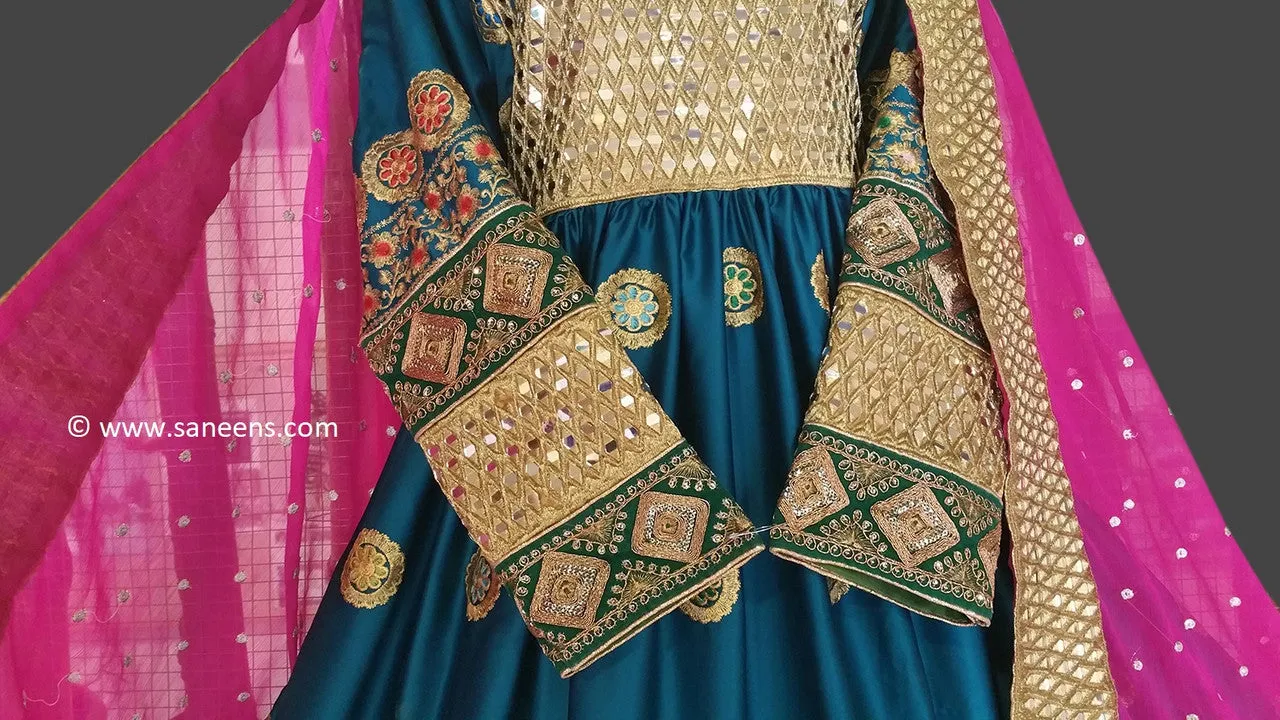 Afghan Mirrors Work Dress