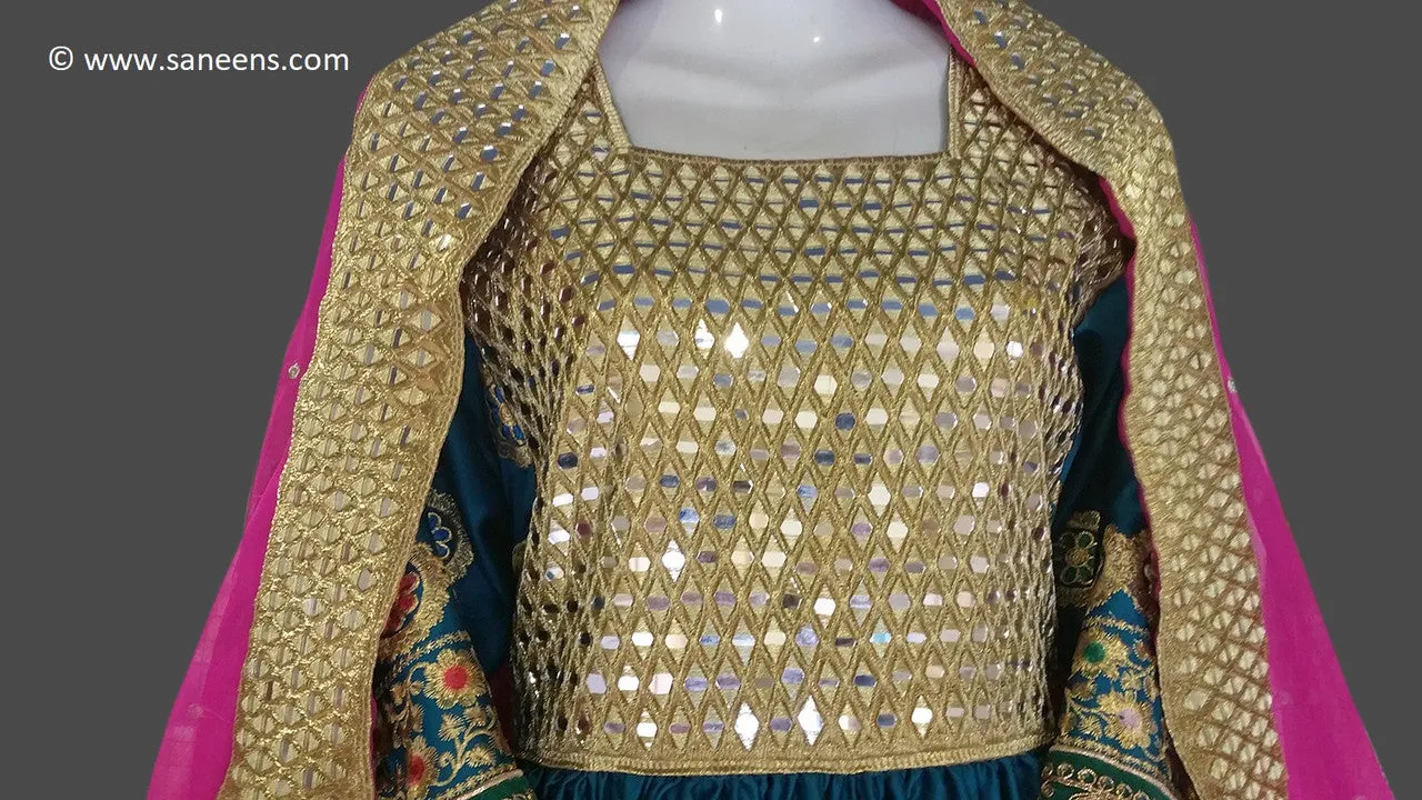 Afghan Mirrors Work Dress