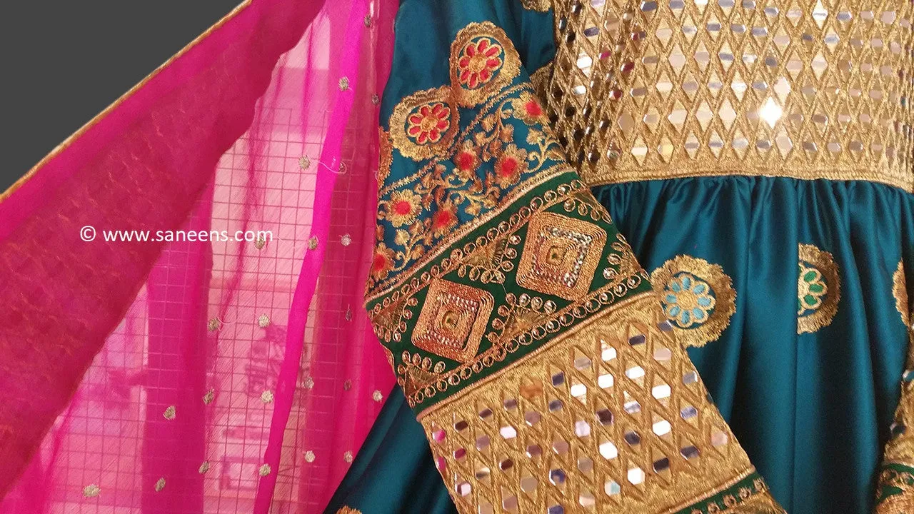 Afghan Mirrors Work Dress