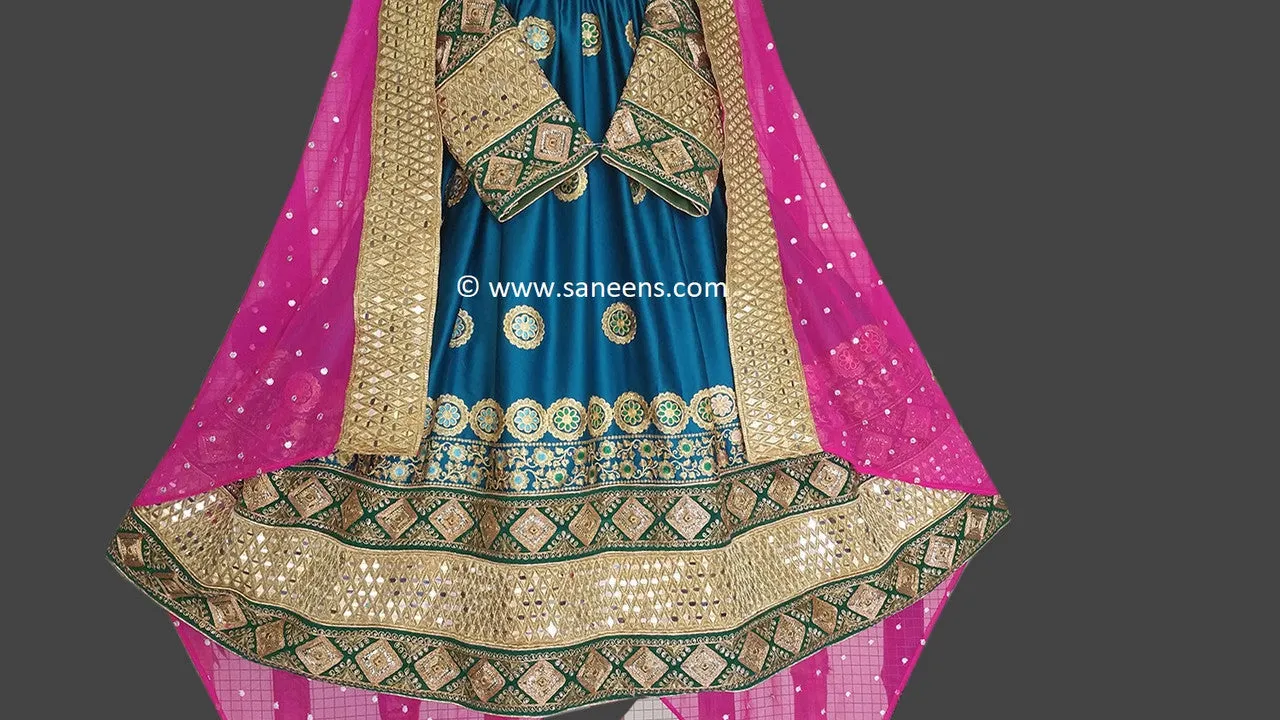 Afghan Mirrors Work Dress