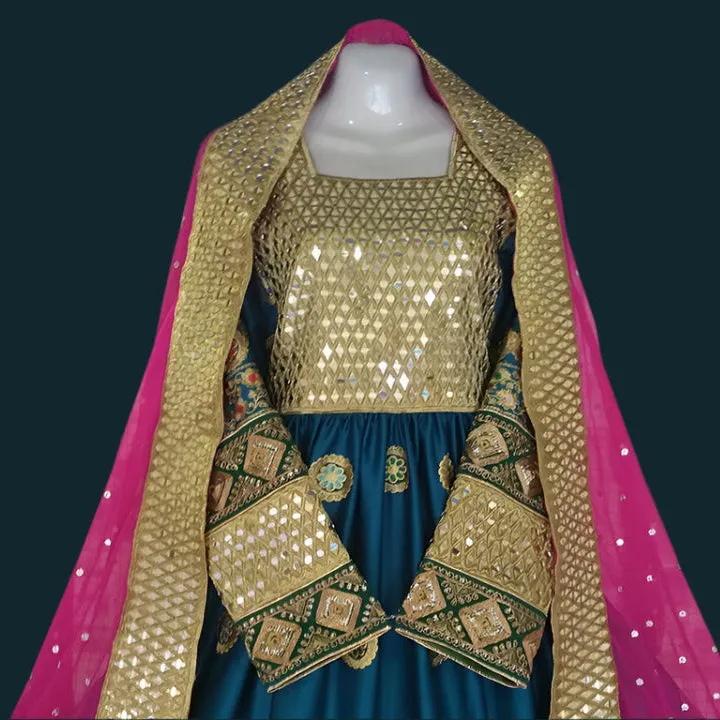 Afghan Mirrors Work Dress
