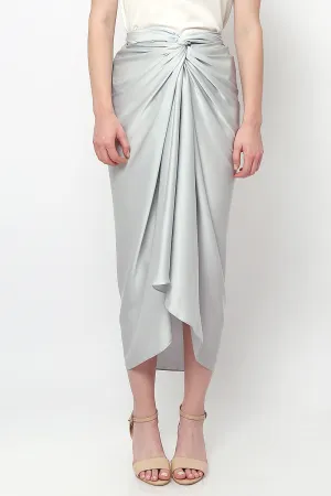 Aisyah Lilit Skirt in Grey