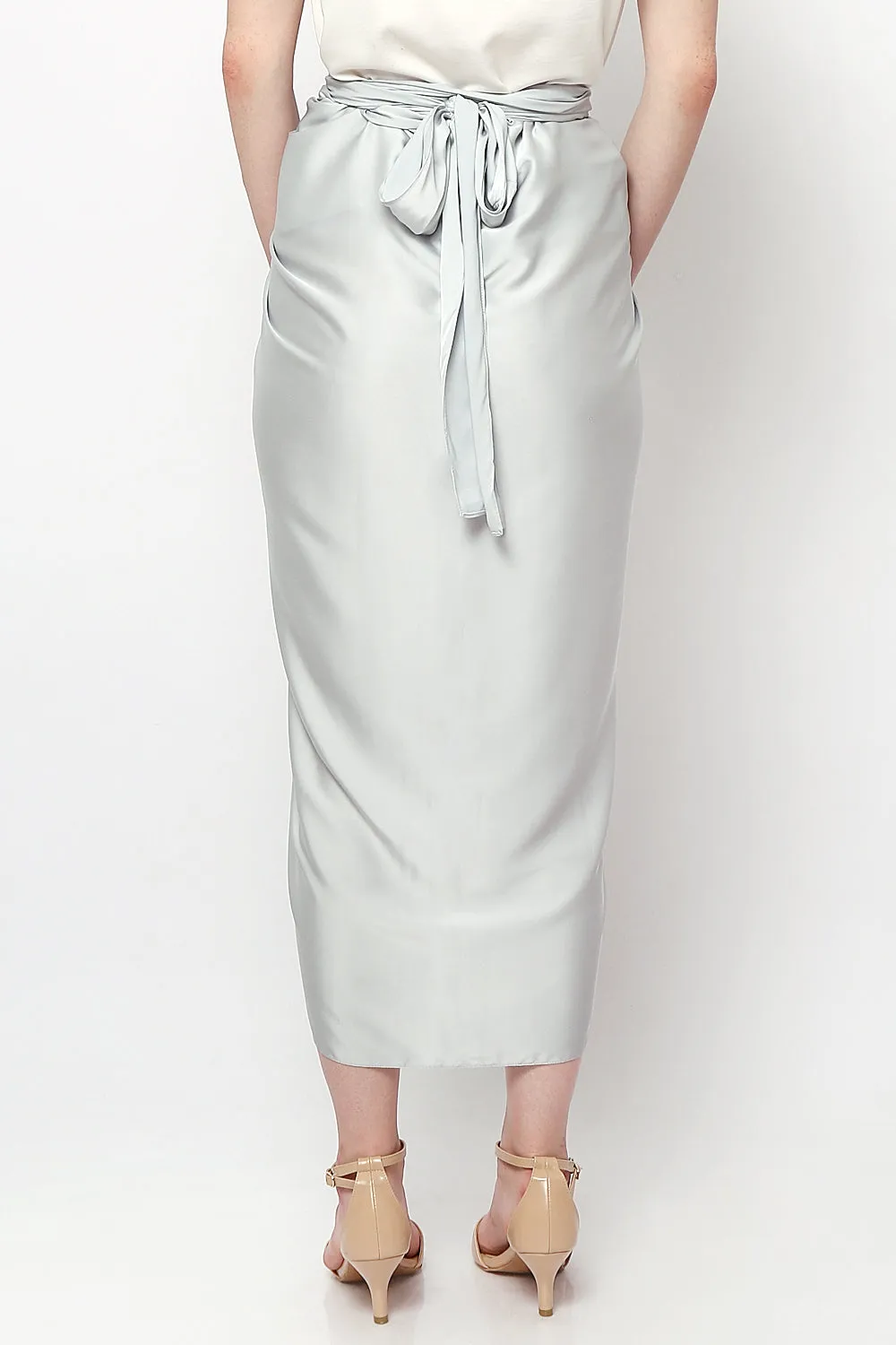 Aisyah Lilit Skirt in Grey
