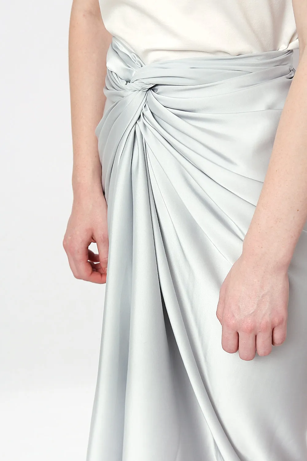 Aisyah Lilit Skirt in Grey