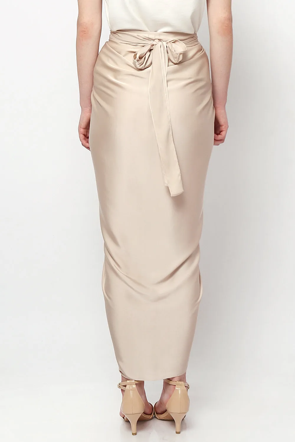 Aisyah Lilit Skirt in Nude