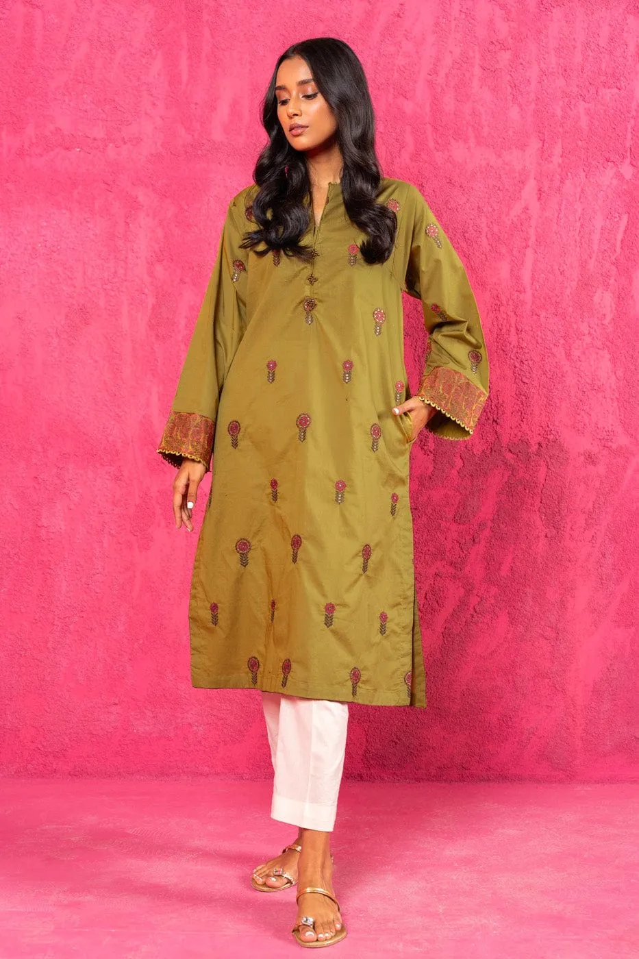 Al Karam - Cambric Kurti