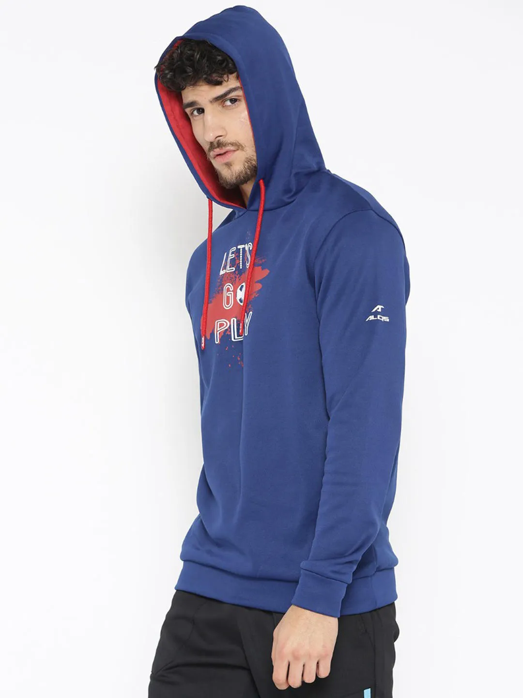 Alcis Men Navy Blue Printed Jackets