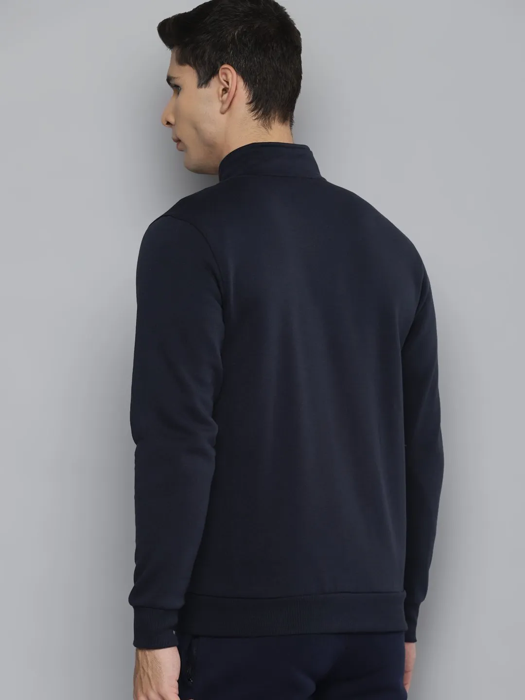 Alcis Men Solid Navy Blue Jacket