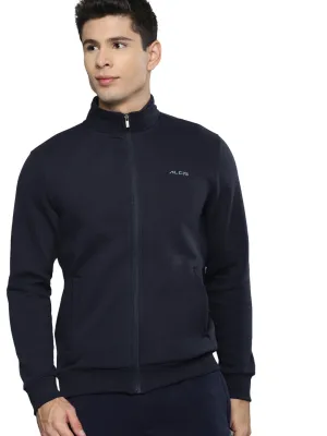 Alcis Men Solid Navy Blue Jacket