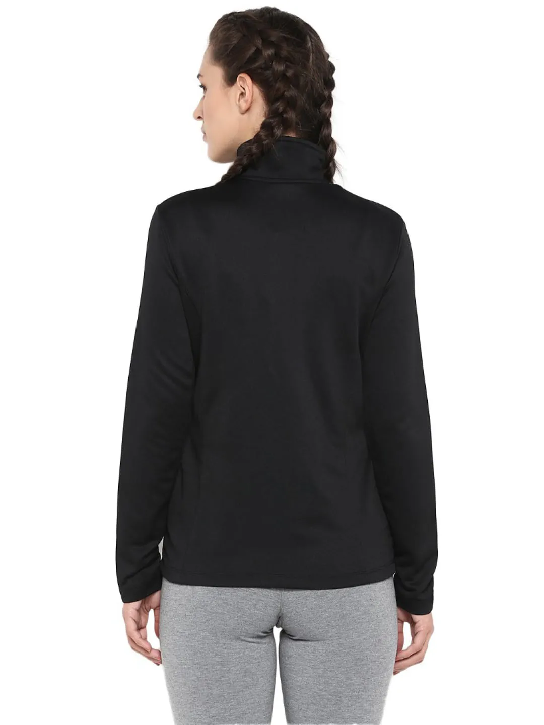 Alcis Women Black Solid Jackets