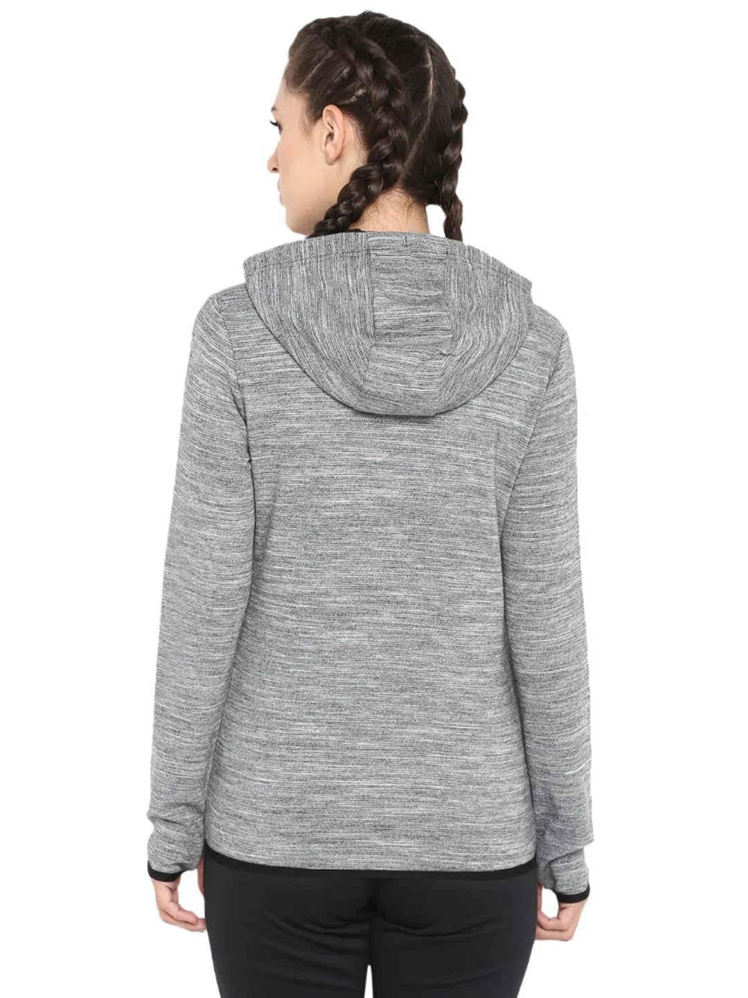 Alcis Women Grey Solid Jackets