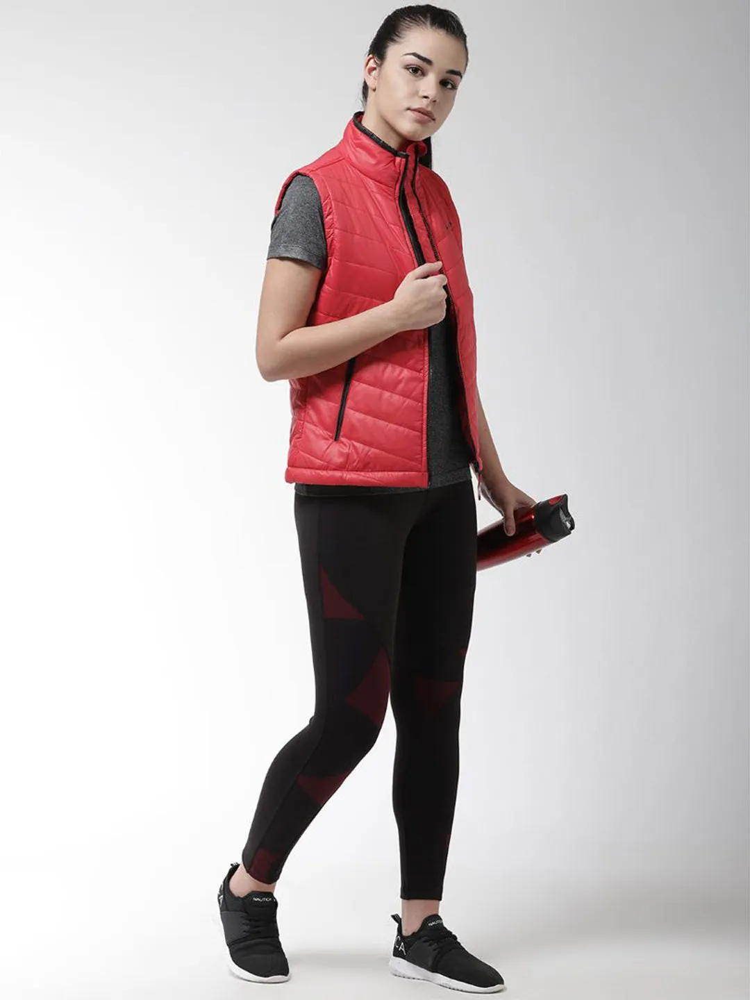 Alcis Womens Red Training Jacket WJKQ03-S