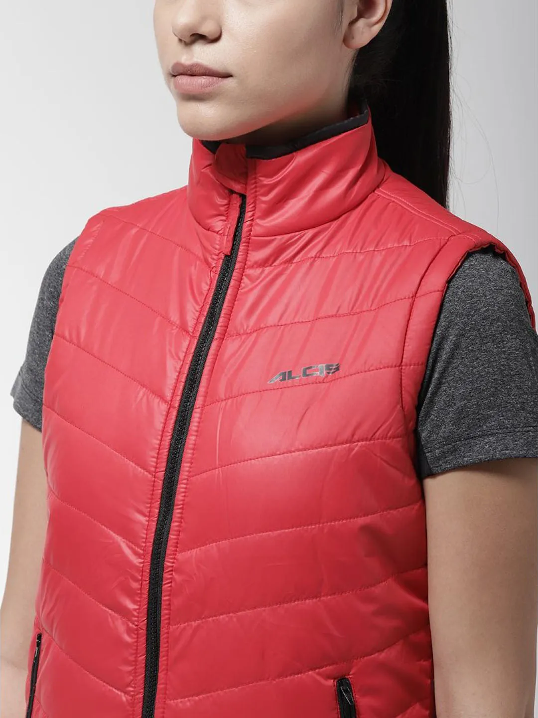 Alcis Womens Red Training Jacket WJKQ03-S