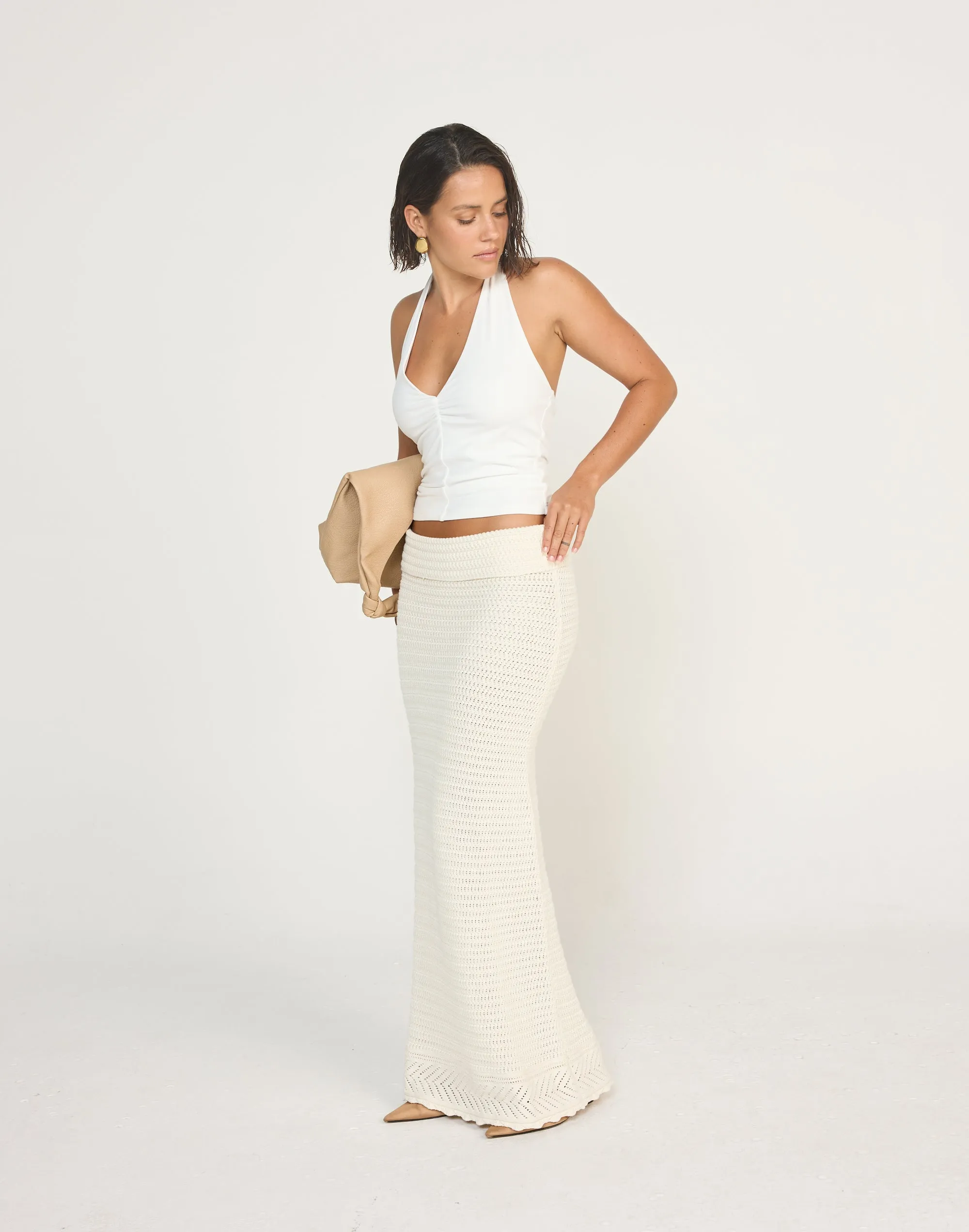 Amani Maxi Skirt (Off White)