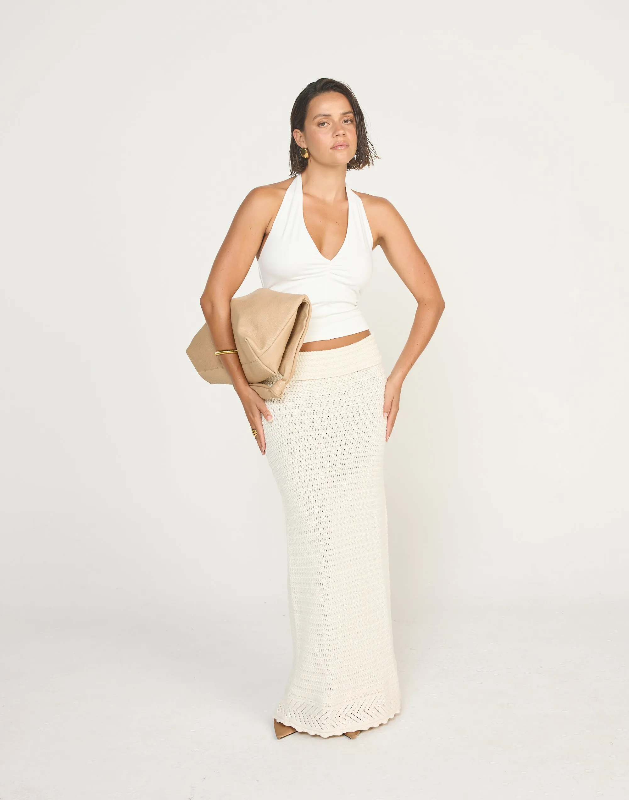 Amani Maxi Skirt (Off White)