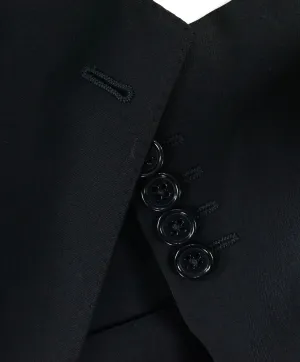 ARMANI COLLEZIONI - “M Line” Slim Black Notch Lapel Suit - 42R