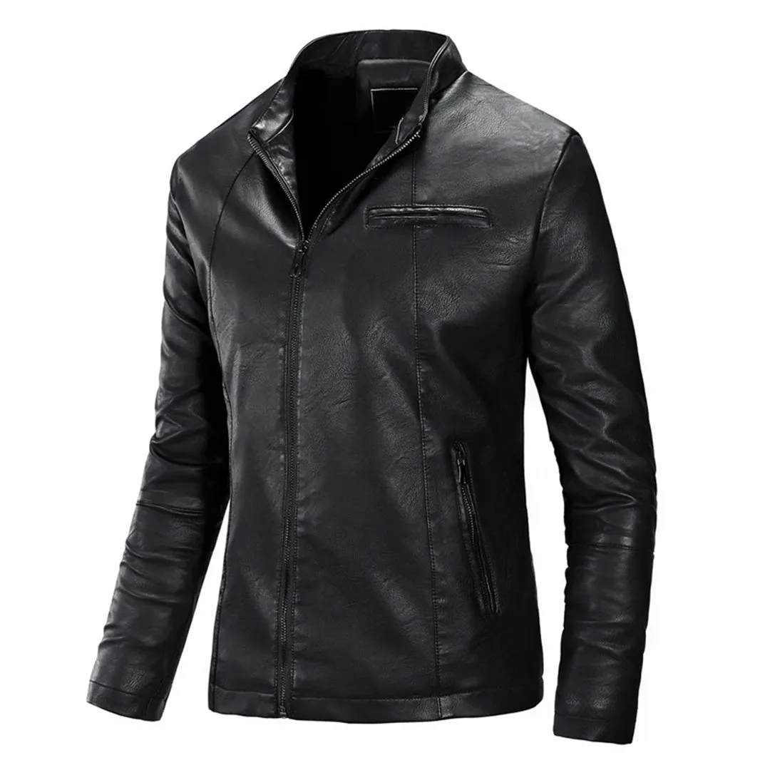 Austin Men's Slim Fit Original Leather Jacket