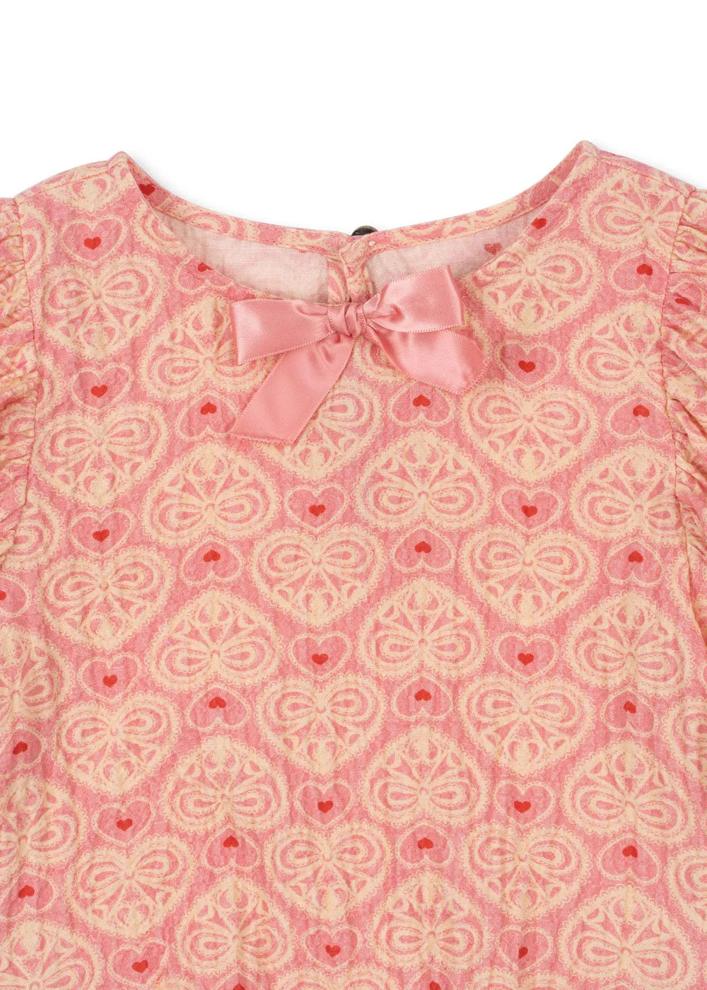 AVA SS BLOUSE GOTS - lacy pink
