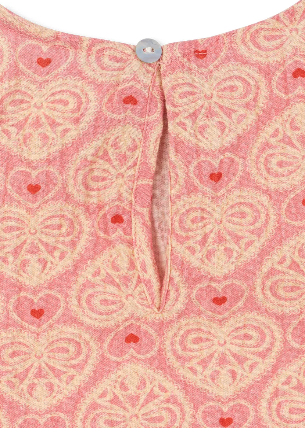 AVA SS BLOUSE GOTS - lacy pink