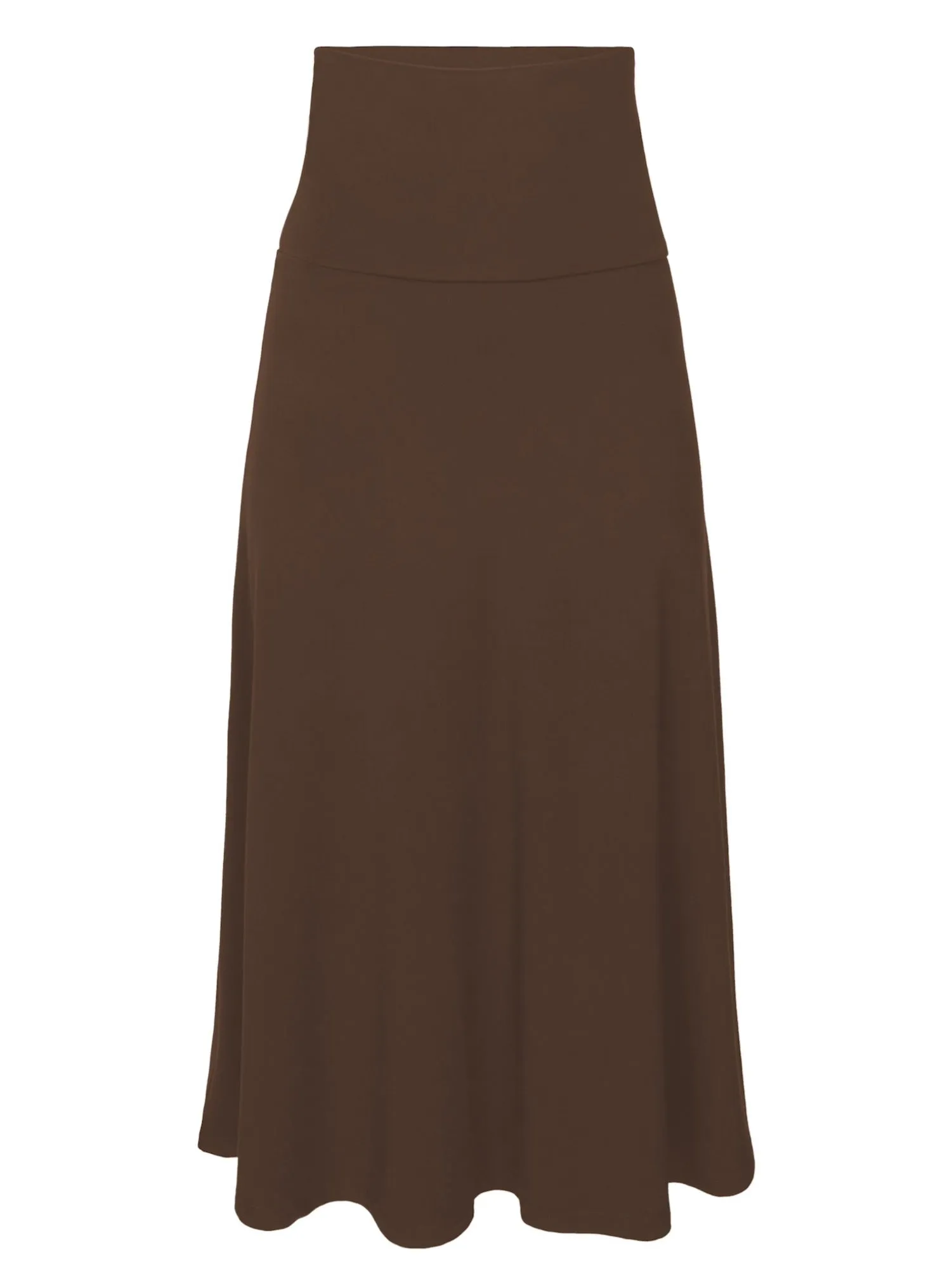 Bamboo Swishy Skirt - Cocoa