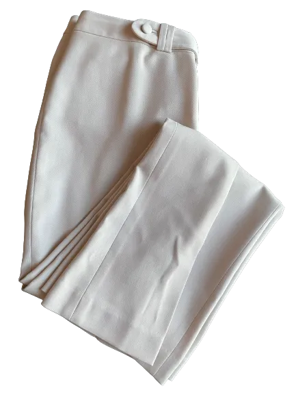 Banana Republic Wide Leg Wool Pants Beige