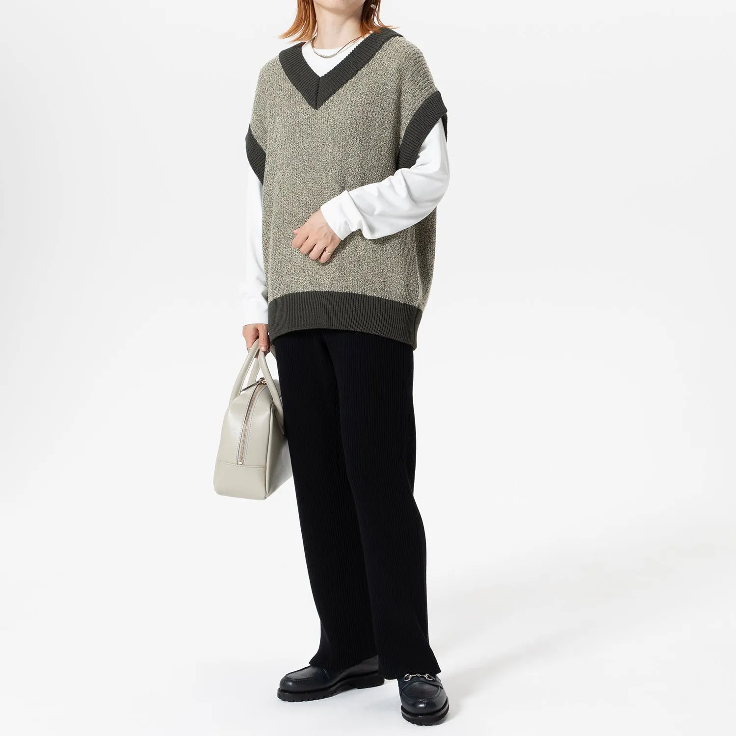 BATONER | バトナ―　LaLa Begin別注 SOLID WOOL RIB PANTS