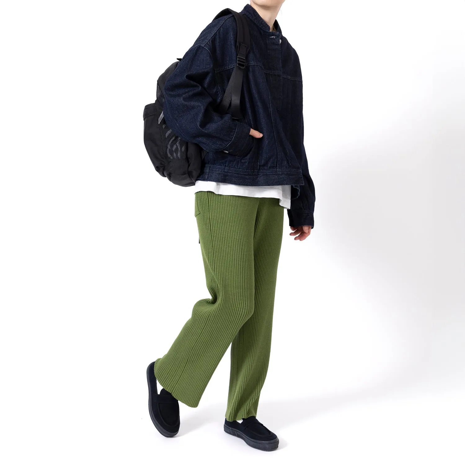 BATONER | バトナ―　LaLa Begin別注 SOLID WOOL RIB PANTS