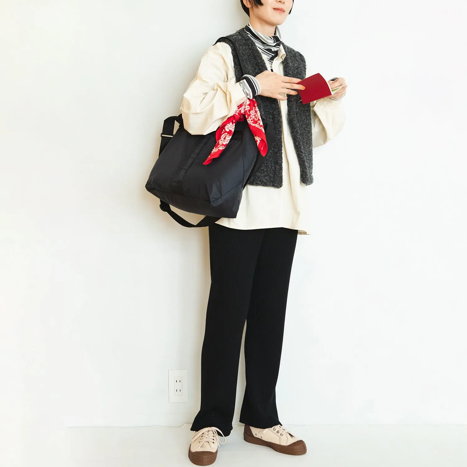 BATONER | バトナ―　LaLa Begin別注 SOLID WOOL RIB PANTS