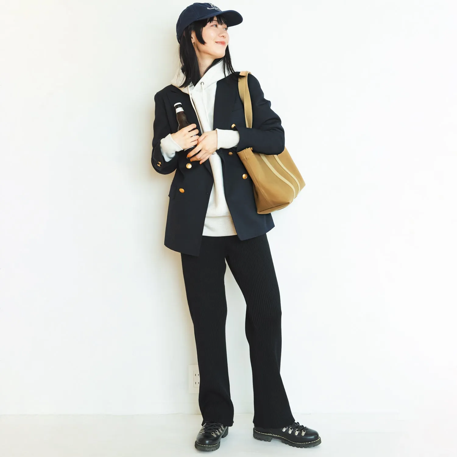 BATONER | バトナ―　LaLa Begin別注 SOLID WOOL RIB PANTS