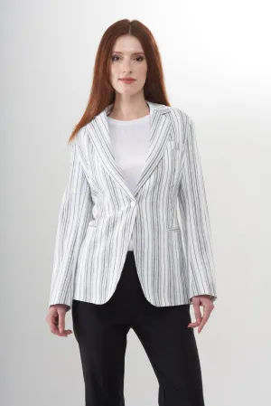BCJ5675A Summer Stripe Blazer