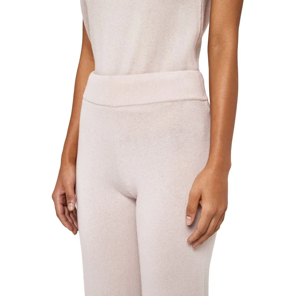 Beige Wool Jeans & Pant