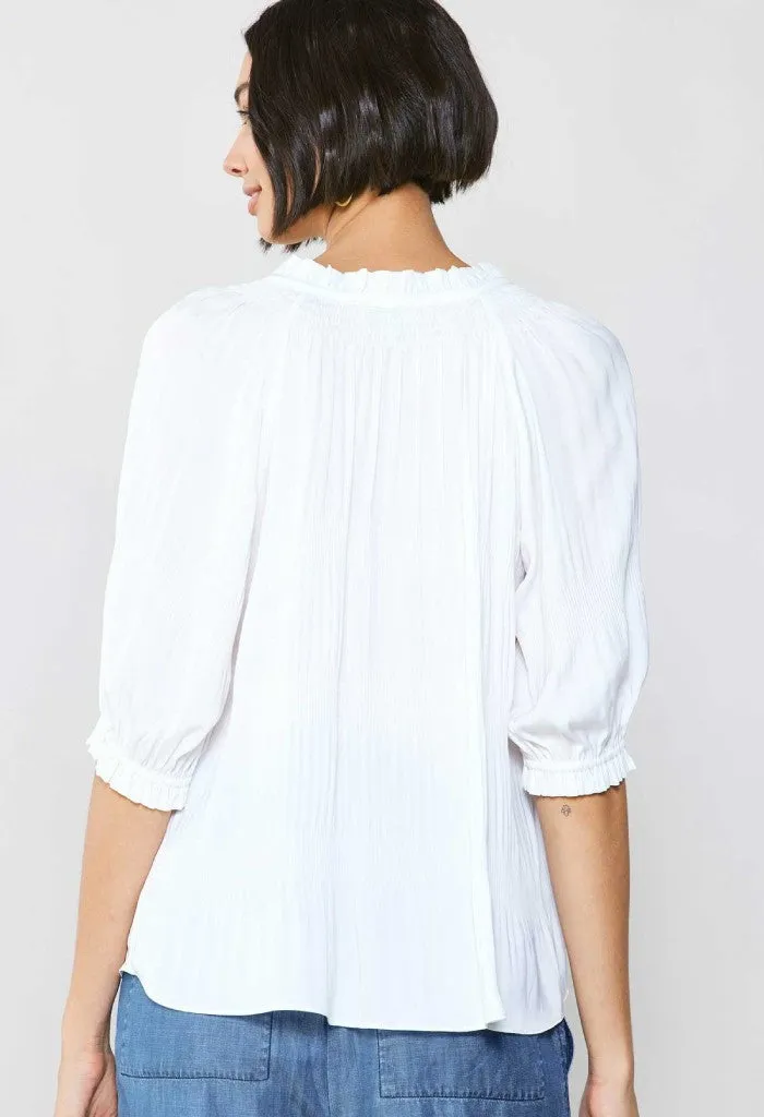 Bella Blouse-White