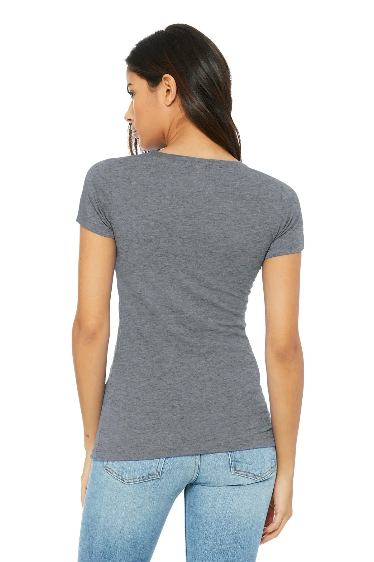 BELLA CANVAS  Women's Slim Fit Tee. BC6004 Athletic Heather