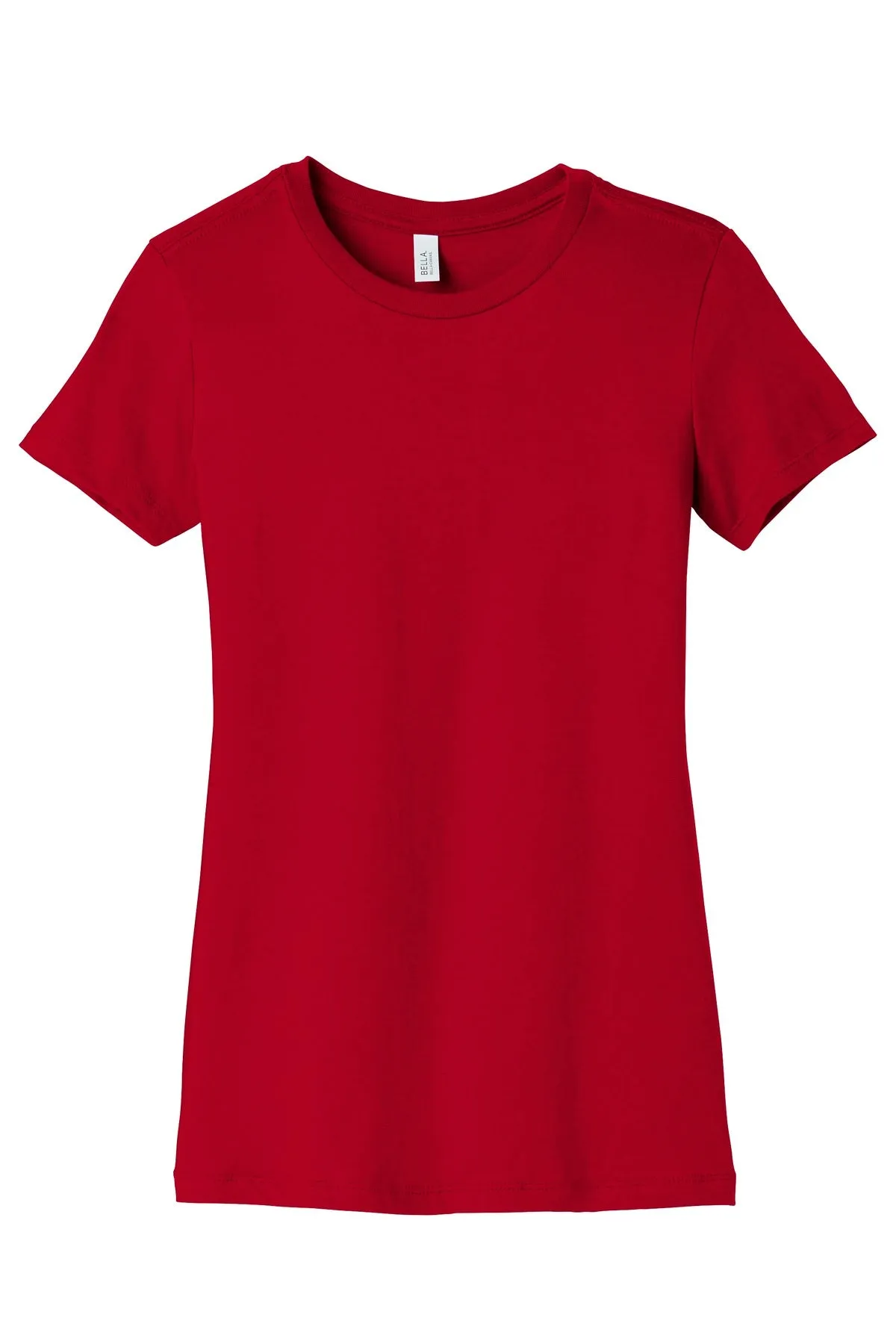BELLA CANVAS  Women's Slim Fit Tee. BC6004 Red