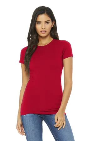 BELLA CANVAS  Women's Slim Fit Tee. BC6004 Red