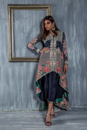 Beutifull bridal dress in blues black color Model # B 919