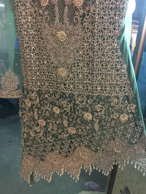 Beutifull wedding party dress dress in pistachio green color Model #W 896